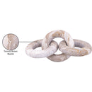  Color_Brown -- Rings Brown Marble Decorative Chain Links IMAGE 6