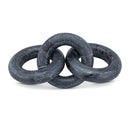  Color_Green -- Rings Green Marble Decorative Chain Links IMAGE 1