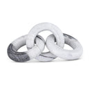  Color_Panda -- Rings Panda Marble Decorative Chain Links IMAGE 1