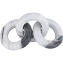  Color_Panda -- Rings Panda Marble Decorative Chain Links IMAGE 3