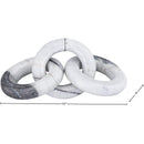  Color_Panda -- Rings Panda Marble Decorative Chain Links IMAGE 5