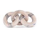  Color_Pink -- Rings Pink Marble Decorative Chain Links IMAGE 1