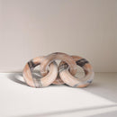  Color_Pink -- Rings Pink Marble Decorative Chain Links IMAGE 2