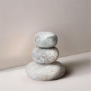  Color_Brown -- Pumpkin Brown Marble 3 pc Decorative Object IMAGE 2