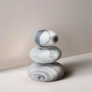  Meridian Pumpkin Panda Marble 3 pc Decorative Object IMAGE 2