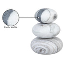  Color_Panda -- Pumpkin Panda Marble 3 pc Decorative Object IMAGE 5