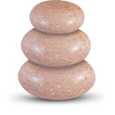  Color_Pink -- Pumpkin Pink Marble 3 pc Decorative Object IMAGE 1