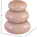  Meridian Pumpkin Pink Marble 3 pc Decorative Object IMAGE 4