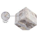  Color_Beige -- Meridian Block Decorative Cube IMAGE 6