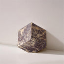  Color_Cherry -- Block Cherry Marble Decorative Cube IMAGE 2