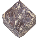  Color_Cherry -- Block Cherry Marble Decorative Cube IMAGE 3