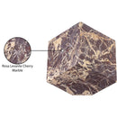  Color_Cherry -- Block Cherry Marble Decorative Cube IMAGE 6