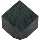  Color_Green -- Block Green Marble Decorative Cube IMAGE 3