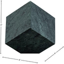  Color_Green -- Block Green Marble Decorative Cube IMAGE 5