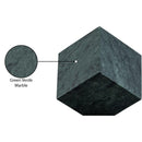  Color_Green -- Block Green Marble Decorative Cube IMAGE 6