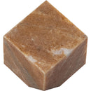  Color_Pink -- Block Pink Marble Decorative Cube IMAGE 3