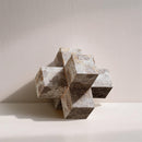  Meridian Jack Beige Marble Decorative Jack Object IMAGE 2