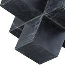  Color_Black -- Jack Black Marble Decorative Jack Object IMAGE 4