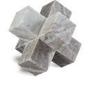  Color_Brown -- Jack Brown Marble Decorative Jack Object IMAGE 1