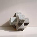  Color_Brown -- Jack Brown Marble Decorative Jack Object IMAGE 2