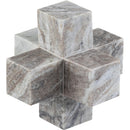  Color_Brown -- Jack Brown Marble Decorative Jack Object IMAGE 3