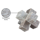  Color_Brown -- Jack Brown Marble Decorative Jack Object IMAGE 6