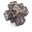  Color_Cherry -- Jack Cherry Marble Decorative Jack Object IMAGE 1