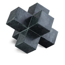  Color_Green -- Jack Green Marble Decorative Jack Object IMAGE 1