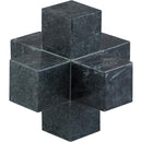  Color_Green -- Jack Green Marble Decorative Jack Object IMAGE 3