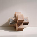  Color_Pink -- Jack Pink Marble Decorative Jack Object IMAGE 2