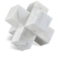  Color_White -- Jack White Marble Decorative Jack Object IMAGE 1