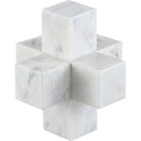  Color_White -- Jack White Marble Decorative Jack Object IMAGE 3