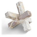  Meridian Stix Beige Marble Decorative Object IMAGE 1