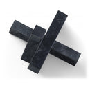  Color_Black -- Stix Black Marble Decorative Object IMAGE 1