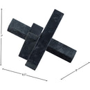  Color_Black -- Stix Black Marble Decorative Object IMAGE 5