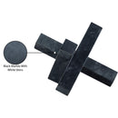 Color_Black -- Stix Black Marble Decorative Object IMAGE 6