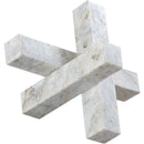  Color_Brown -- Stix Brown Marble Decorative Object IMAGE 3