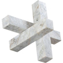  Meridian Stix Brown Marble Decorative Object IMAGE 3