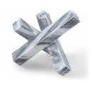  Meridian Stix Panda Marble Decorative Object IMAGE 1