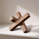  Meridian Stix Pink Marble Decorative Object IMAGE 2