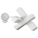  Color_White -- Stix White Marble Decorative Object IMAGE 6