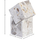  Color_Beige -- Meridian Quad Decorative Cube IMAGE 5