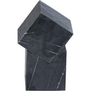  Color_Black -- Quad Black Marble Decorative Cube IMAGE 3