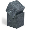 Color_Green -- Quad Green Marble Decorative Cube IMAGE 1