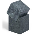  Color_Green -- Quad Green Marble Decorative Cube IMAGE 1