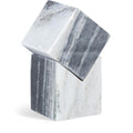 Color_Panda -- Quad Panda Marble Decorative Cube IMAGE 1