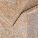  Color_Pink -- Quad Pink Marble Decorative Cube IMAGE 4