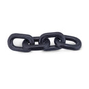  Color_Black -- Lynx Black Marble Decorative Chain Links IMAGE 1