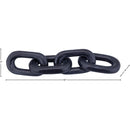  Color_Black -- Lynx Black Marble Decorative Chain Links IMAGE 5