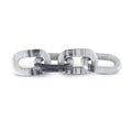  Color_Panda -- Lynx Panda Marble Decorative Chain Links IMAGE 1